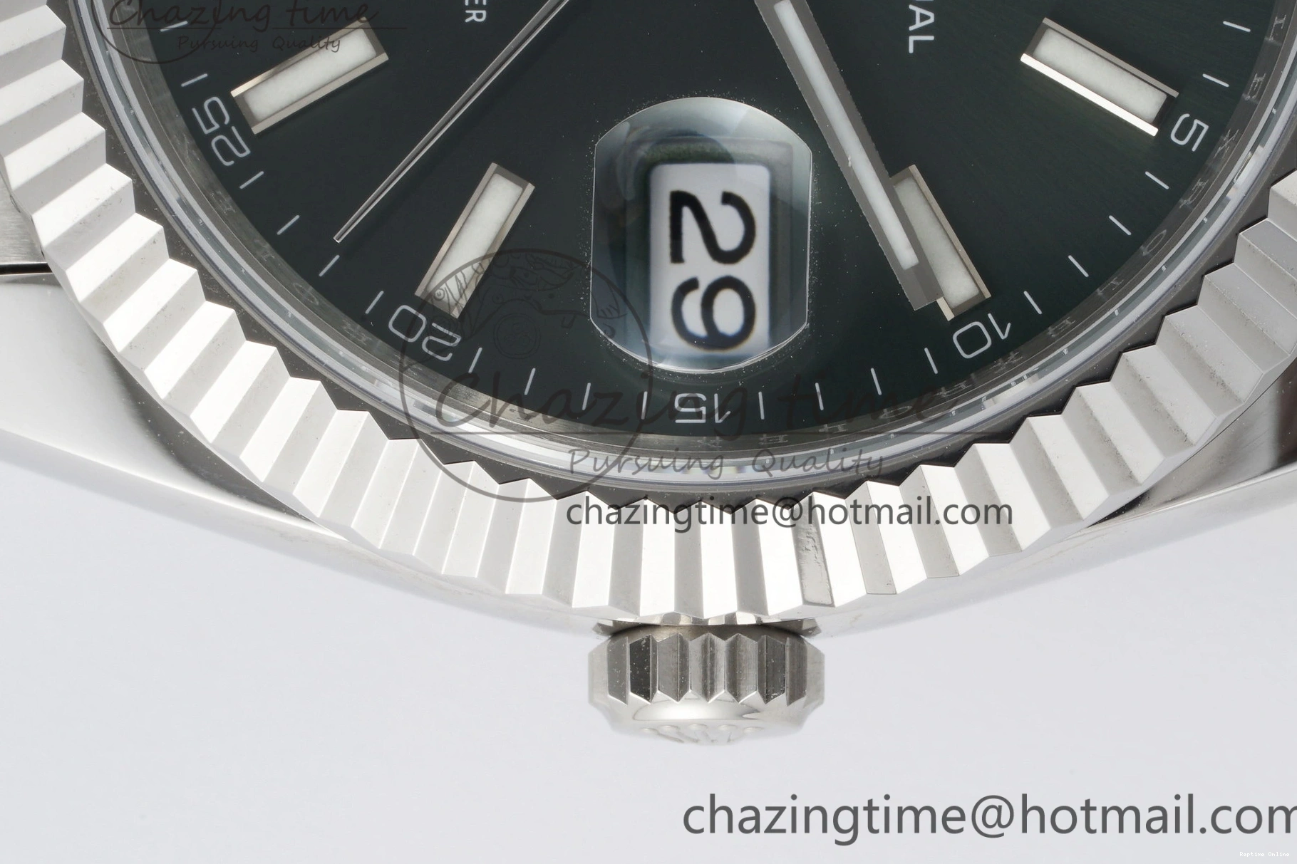 0408 Tailored DateJust 41 126334 NTF 1:1 Best Edition 904L Steel Green Stick Dial on Jubilee Bracelet VR 2155
